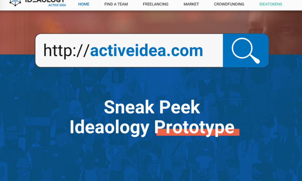 Ideaology launching Prototype Active Idea - A Revolutionary Platform to Create a Diverse Community